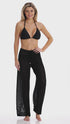 PULL ON PANT WITH MOCK DRAWSTRING - GOFRET